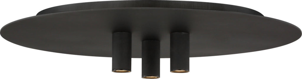 Ponte 16 Flush Mount 16 Nightshade Black LED 90 CRI 3000K 120V
