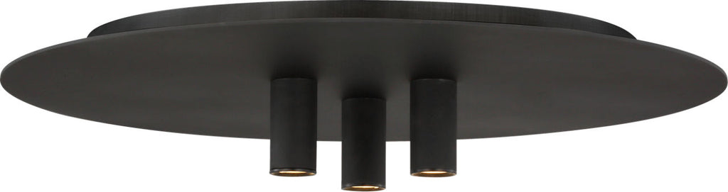 Ponte 16 Flush Mount 16 Nightshade Black LED 90 CRI 3000K 120V