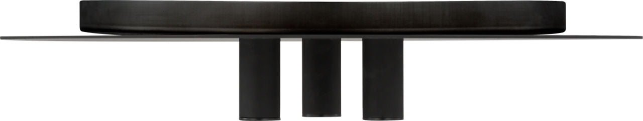 Ponte 16 Flush Mount 16 Nightshade Black LED 90 CRI 3000K 120V