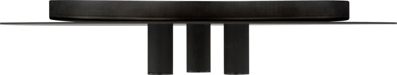 Ponte 16 Flush Mount 16 Nightshade Black LED 90 CRI 3000K 120V
