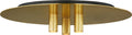 Ponte 16 Flush Mount 16 Natural Brass LED 90 CRI 3000K 277V