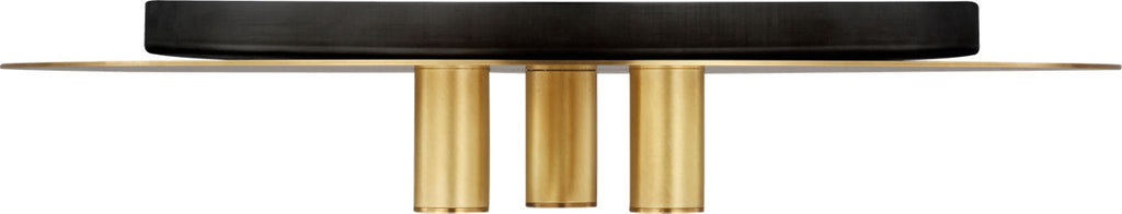 Ponte 16 Flush Mount 16 Natural Brass LED 90 CRI 3000K 120V