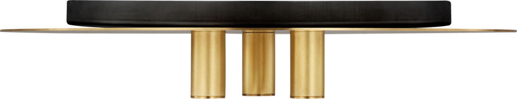 Ponte 16 Flush Mount 16 Natural Brass LED 90 CRI 3000K 277V