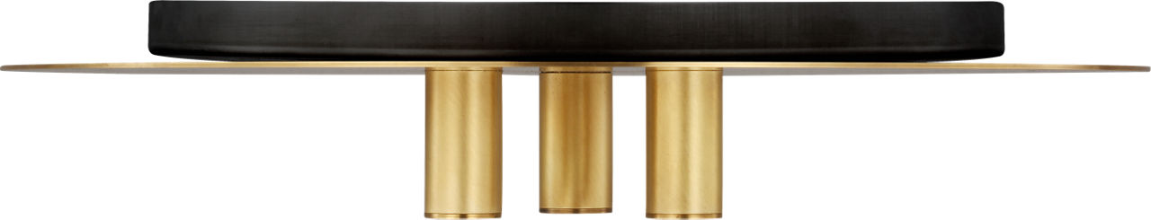 Ponte 16 Flush Mount 16 Natural Brass LED 90 CRI 3000K 277V