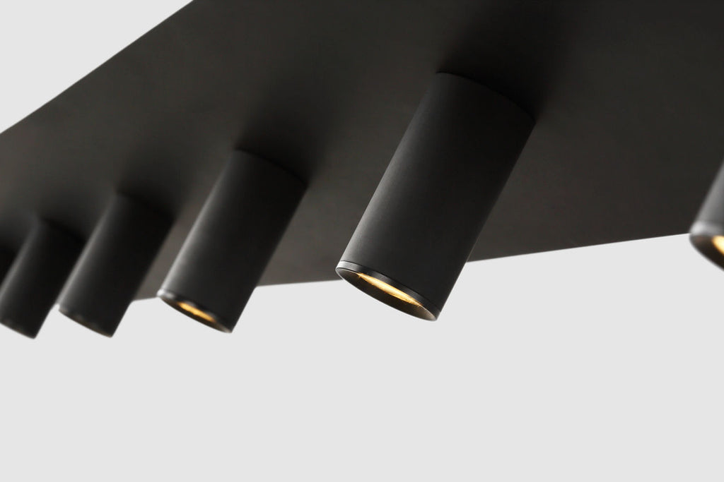 Ponte 50 Linear Suspension Nightshade Black 3000K 90 CRI integrated led 90 cri 3000k 120v