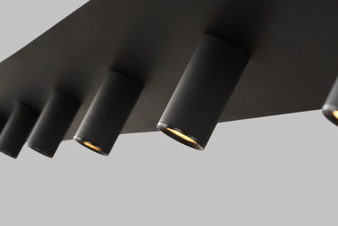 Ponte 50 Linear Suspension Nightshade Black 3000K 90 CRI integrated led 90 cri 3000k 120v