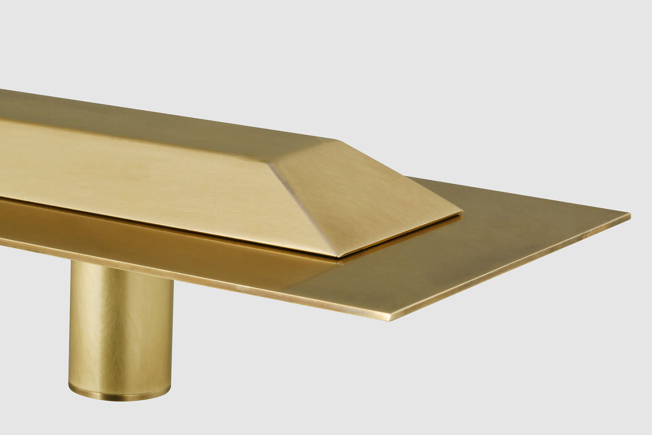 Ponte 50 Linear Suspension Natural Brass 3000K 90 CRI integrated led 90 cri 3000k 120v