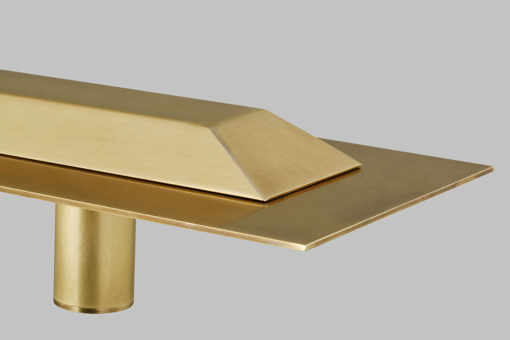 Ponte 50 Linear Suspension Natural Brass 3000K 90 CRI integrated led 90 cri 3000k 120v