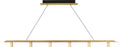 Ponte 50 Linear Suspension Natural Brass 3000K 90 CRI integrated led 90 cri 3000k 120v