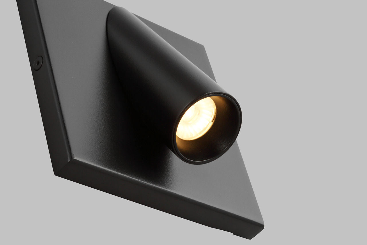 Ponte 5 Outdoor Wall Black Integrated LED 90 CRI 3000K 120-277V
