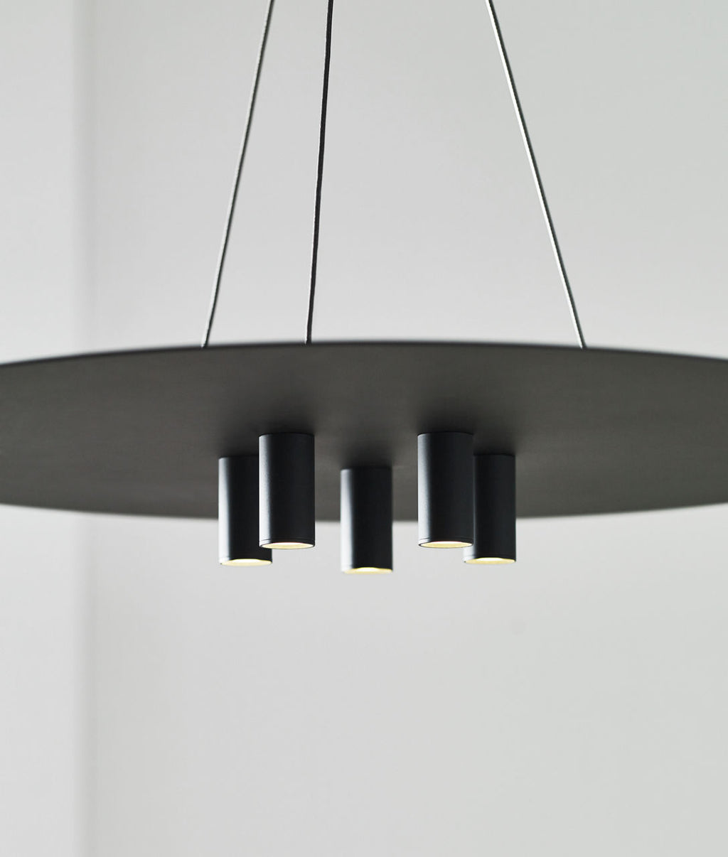 Ponte 22 Pendant Nightshade Black 3000K 90 CRI integrated led 90 cri 3000k 277v