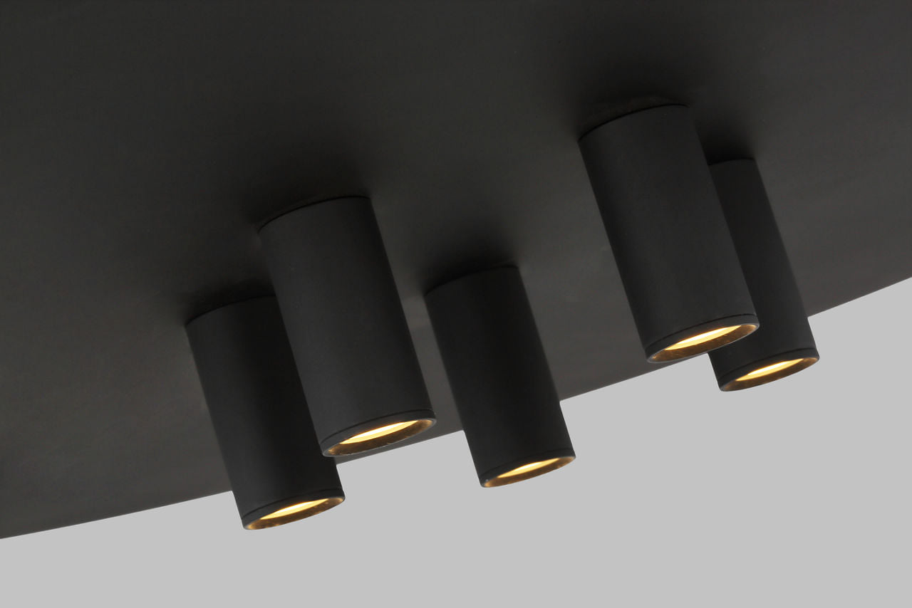 Ponte 22 Pendant Nightshade Black 3000K 90 CRI integrated led 90 cri 3000k 120v