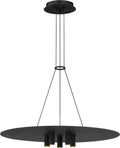 Ponte 22 Pendant Nightshade Black 3000K 90 CRI integrated led 90 cri 3000k 277v