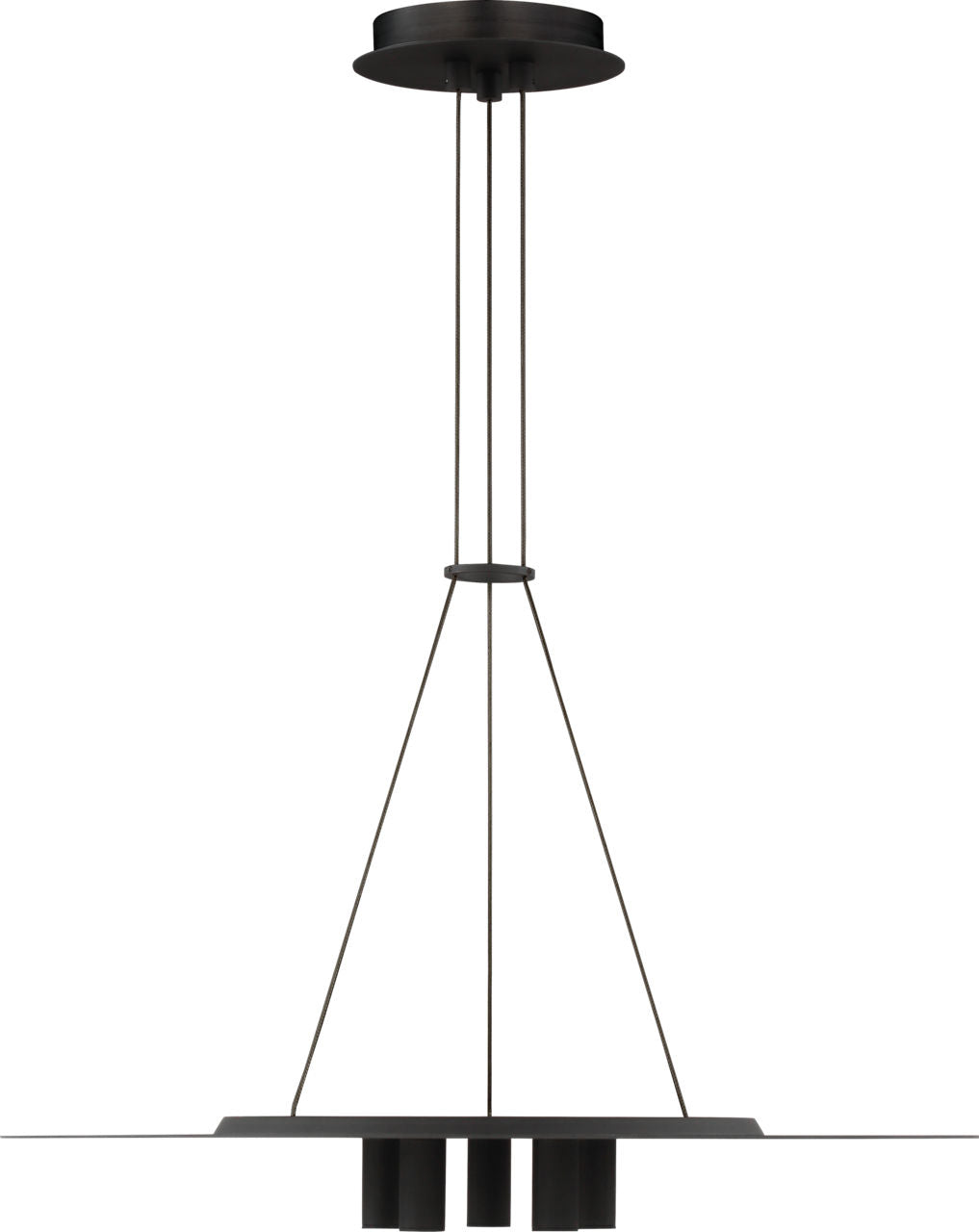 Ponte 22 Pendant Nightshade Black 3000K 90 CRI integrated led 90 cri 3000k 120v