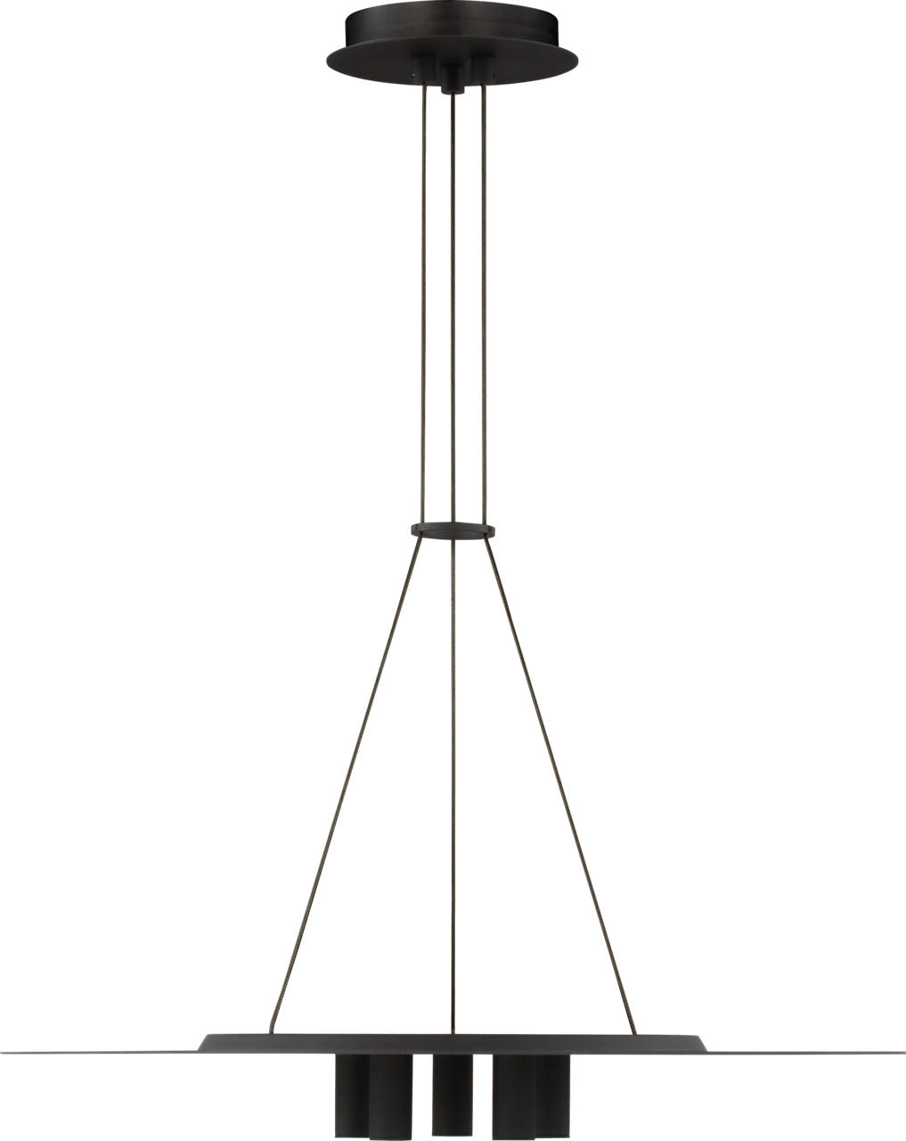Ponte 22 Pendant Nightshade Black 3000K 90 CRI integrated led 90 cri 3000k 120v
