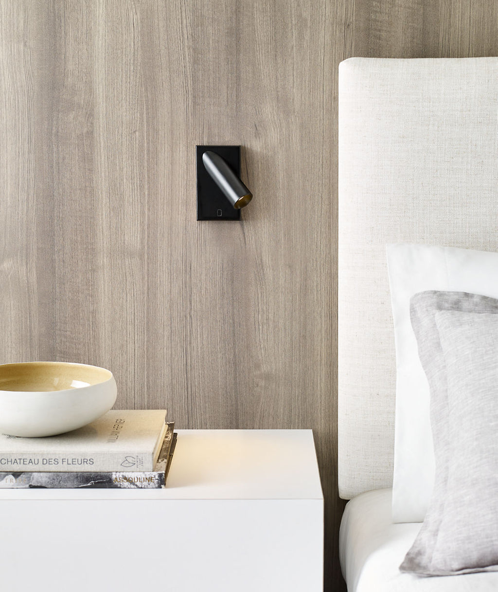 Ponte 5 Wall Sconce Nightshade Black Integrated LED 90 CRI 3000K 120-277V