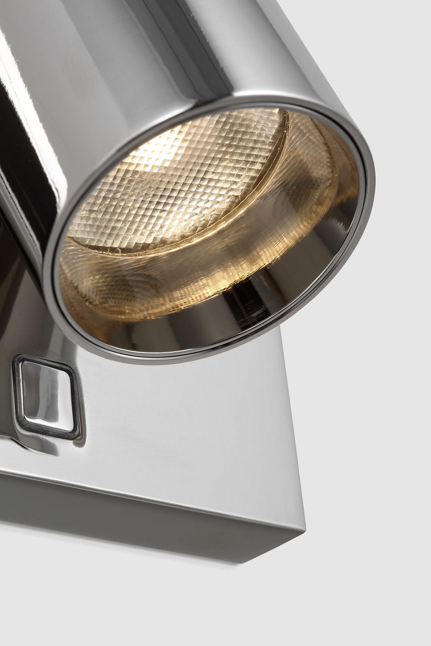 Ponte 5 Wall Sconce Polished Nickel Integrated LED 90 CRI 3000K 120-277V