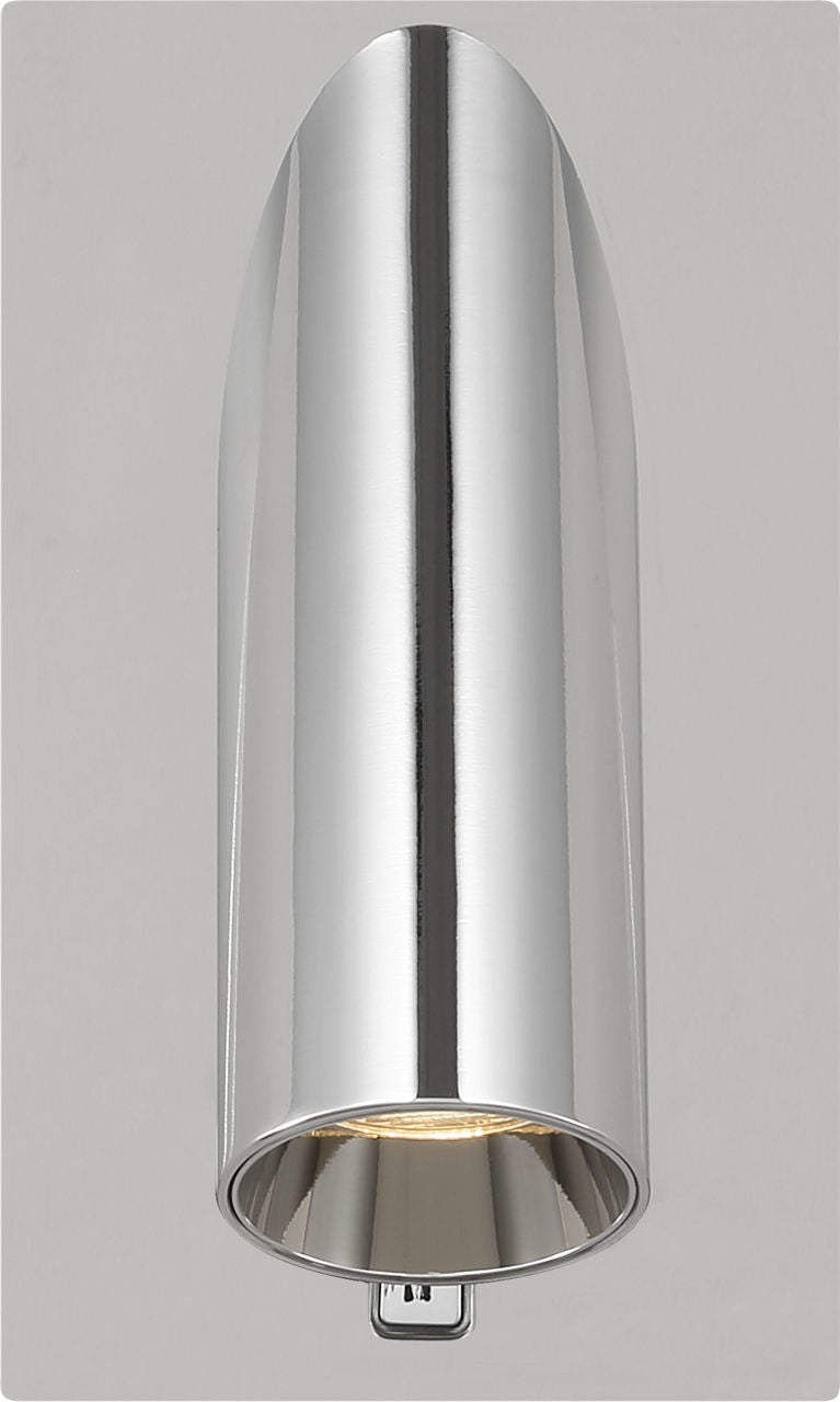 Ponte 5 Wall Sconce Polished Nickel Integrated LED 90 CRI 3000K 120-277V