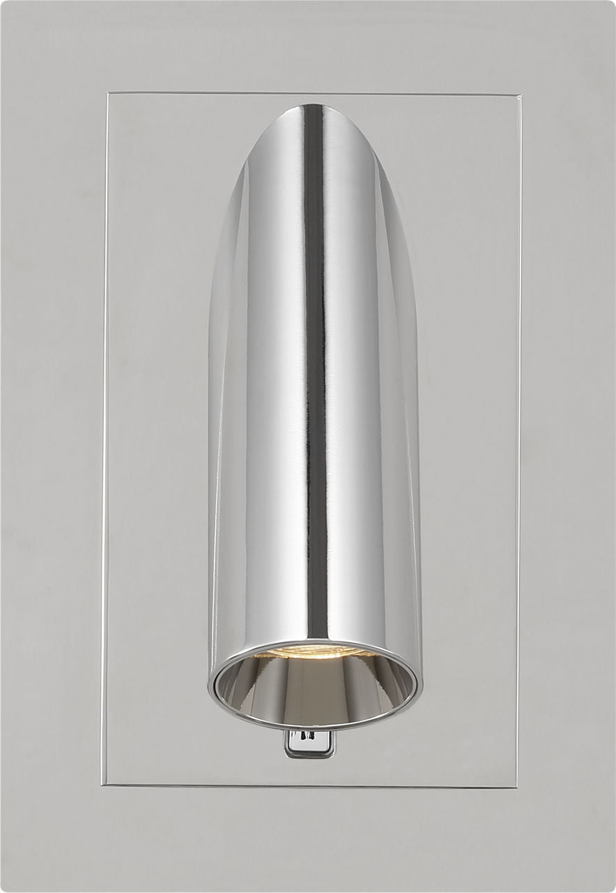 Ponte 5 Wall Sconce Polished Nickel Integrated LED 90 CRI 3000K 120-277V