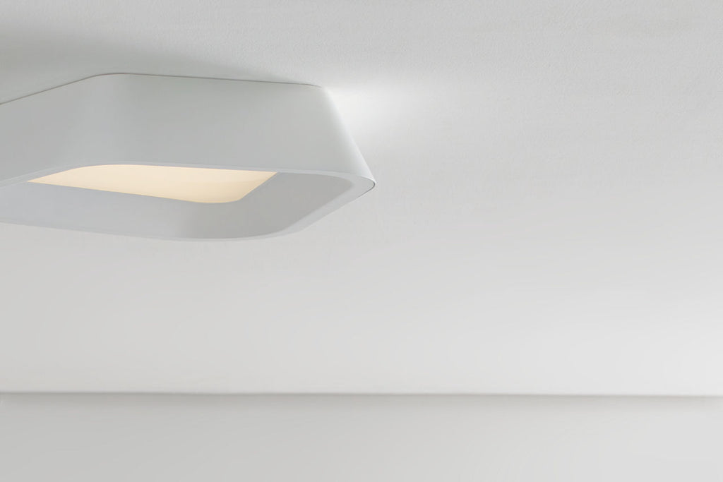 Rhonan Flush Mount matte White / White LED 3000K 90 CRI90 cri 3000k 120v