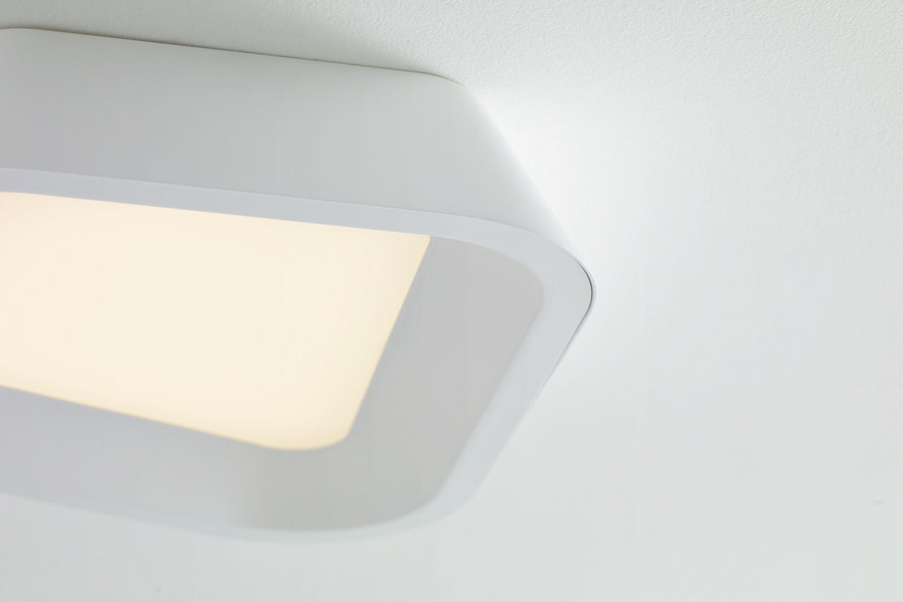 Rhonan Flush Mount matte White / White LED 3000K 90 CRI90 cri 3000k 120v