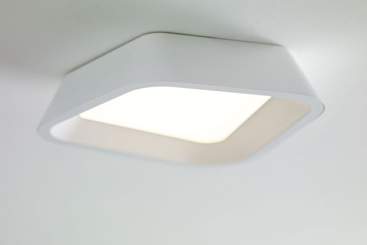 Rhonan Flush Mount matte White / White LED 3000K 90 CRI90 cri 3000k 120v