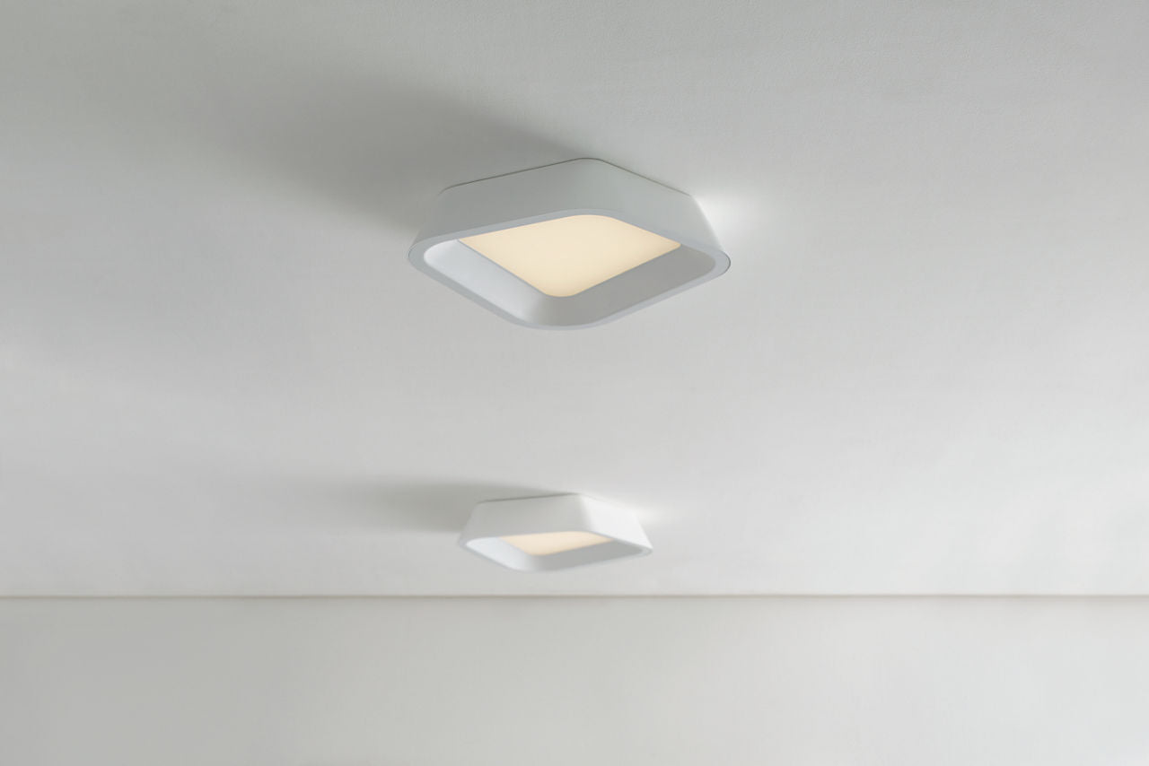 Rhonan Flush Mount matte White / White LED 3000K 90 CRI90 cri 3000k 120v