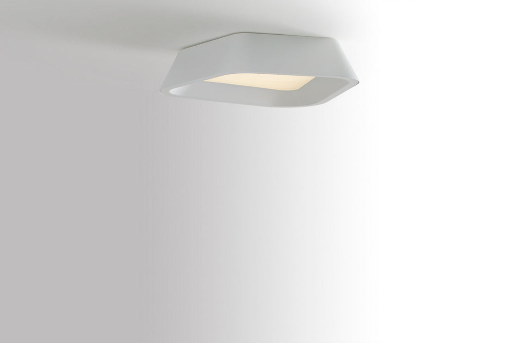 Rhonan Flush Mount matte White / White LED 3000K 90 CRI90 cri 3000k 120v