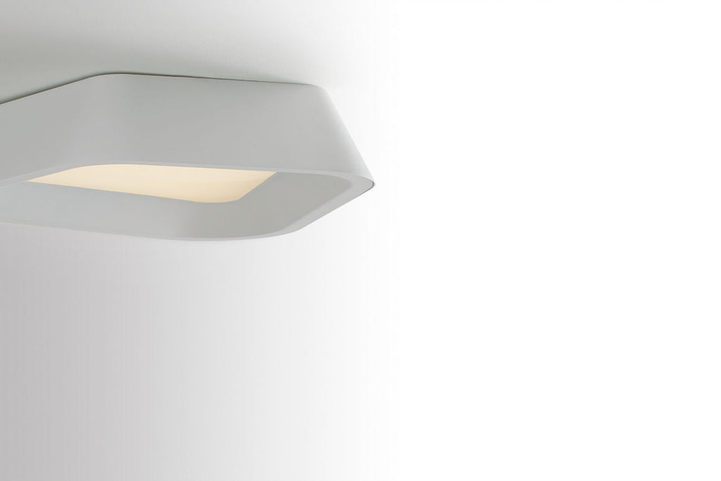 Rhonan Flush Mount matte White / White LED 3000K 90 CRI90 cri 3000k 120v