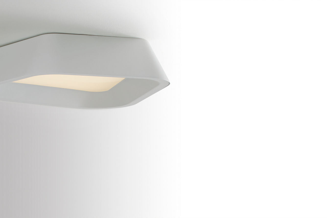 Rhonan Flush Mount matte White / White LED 3000K 90 CRI90 cri 3000k 120v