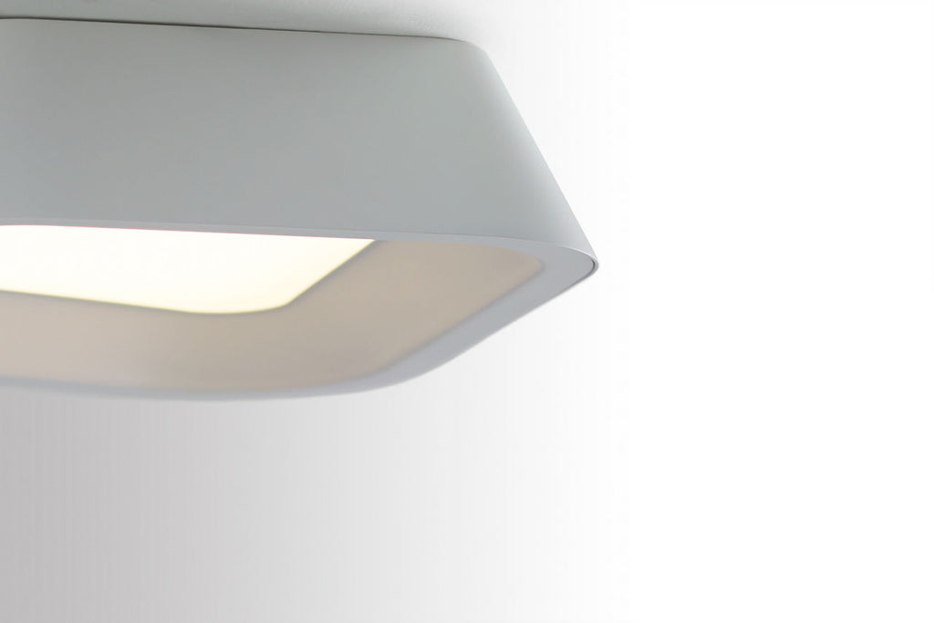 Rhonan Flush Mount matte White / White LED 3000K 90 CRI90 cri 3000k 120v
