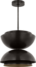 Shanti Large Double Pendant dark Bronze 2700K 90 CRI