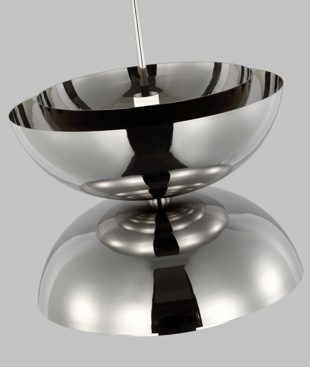 Shanti Large Double Pendant polished nickel 2700K 90 CRI