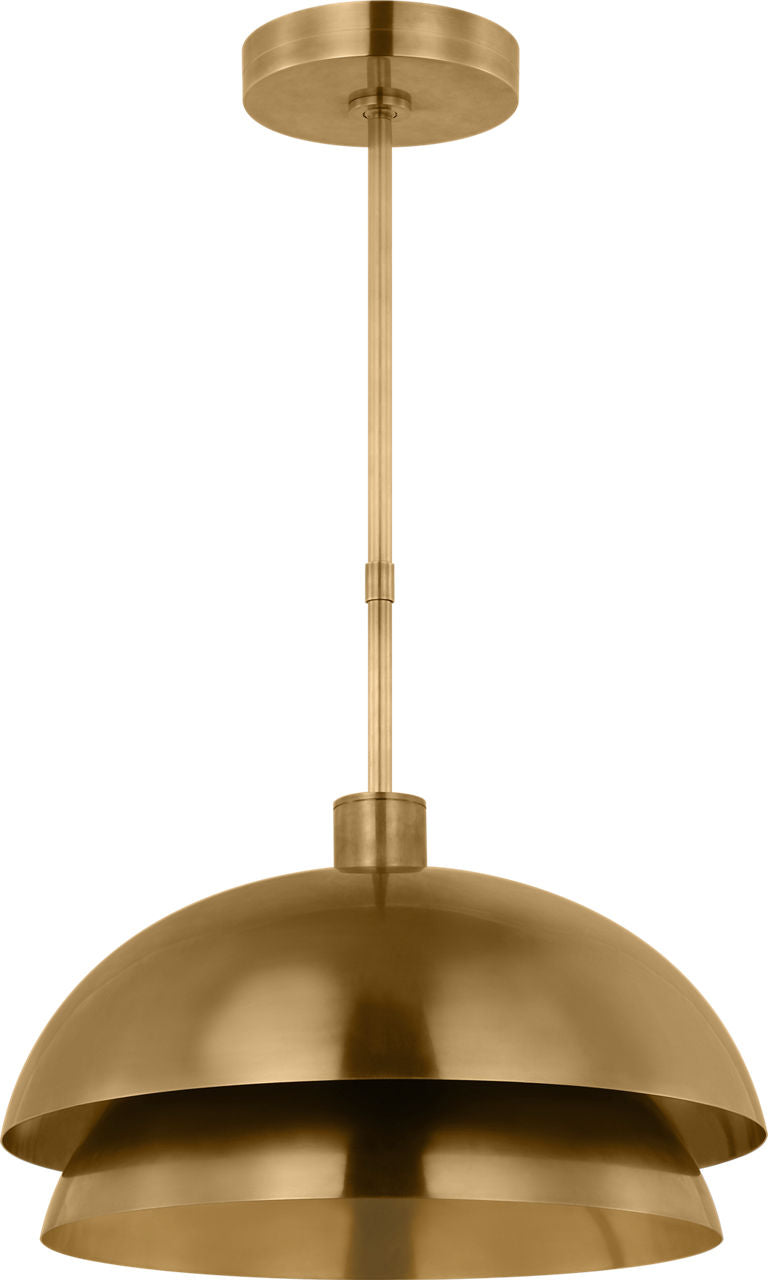 Shanti Large Pendant Natural Brass 2700K 90 CRI