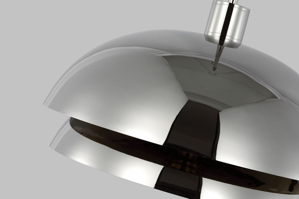 Shanti Large Pendant Polished Nickel 2700K 90 CRI