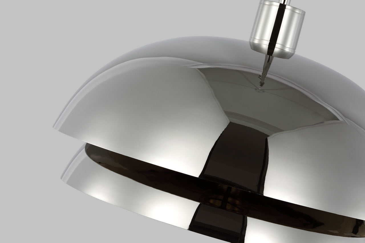 Shanti Large Pendant Polished Nickel 2700K 90 CRI