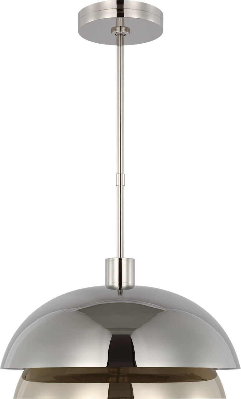 Shanti Large Pendant Polished Nickel 2700K 90 CRI