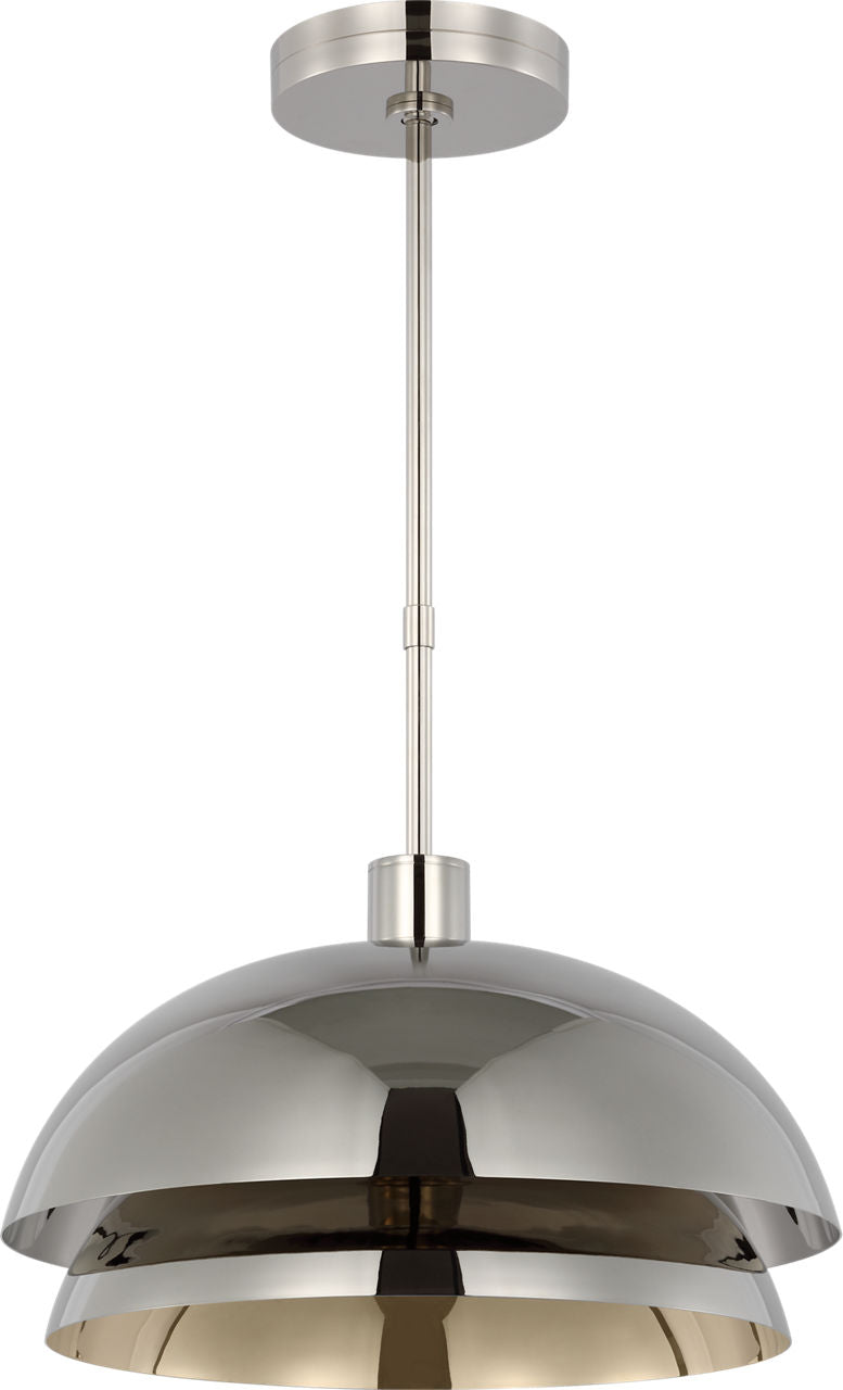 Shanti Large Pendant Polished Nickel 2700K 90 CRI