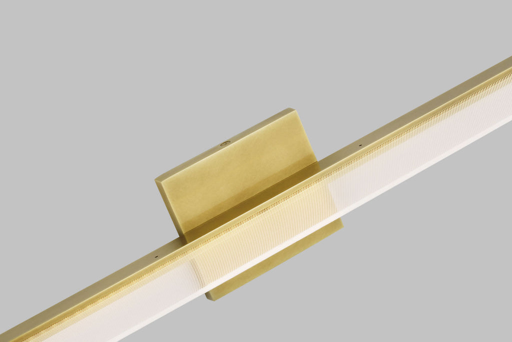 Span 24 Bath Direct/Indirect Plated Brass LED 90 CRI 3000K 120V
