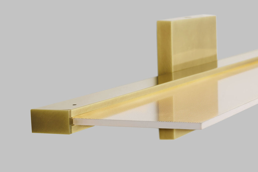 Span 24 Bath Direct/Indirect Plated Brass LED 90 CRI 3000K 120V