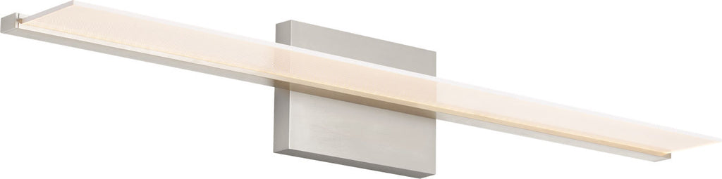 Span 36 Bath Direct/Indirect Satin Nickel 3000K 90 CRI integrated led 90 cri 3000k 277v