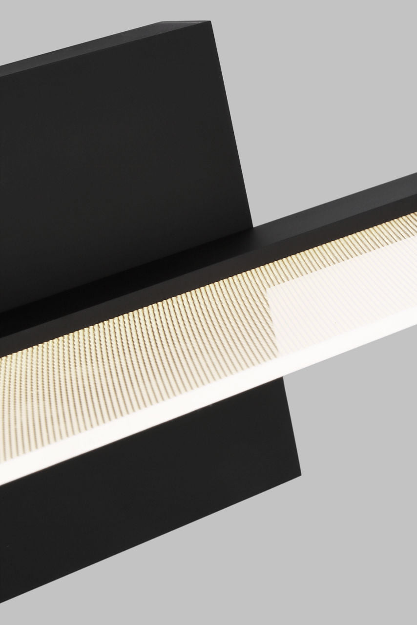 Span 36 Bath Direct/Indirect Nightshade Black LED 90 CRI 3000K 120V