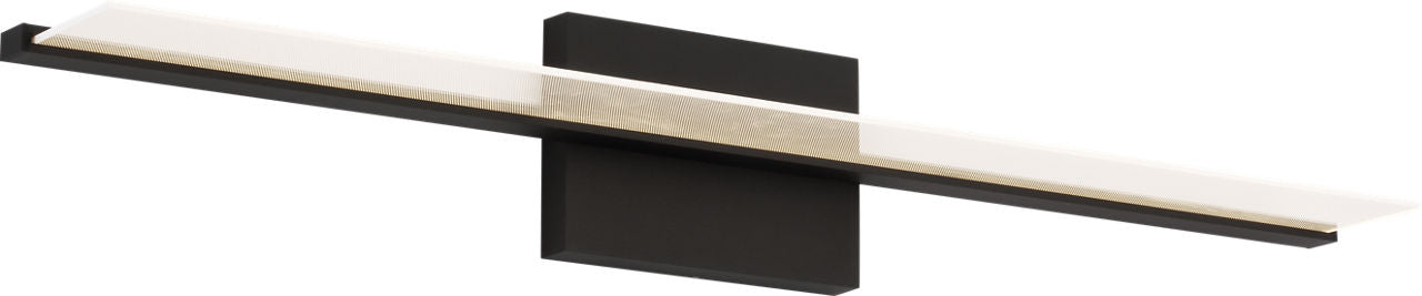 Span 36 Bath Direct/Indirect Nightshade Black LED 90 CRI 3000K 120V