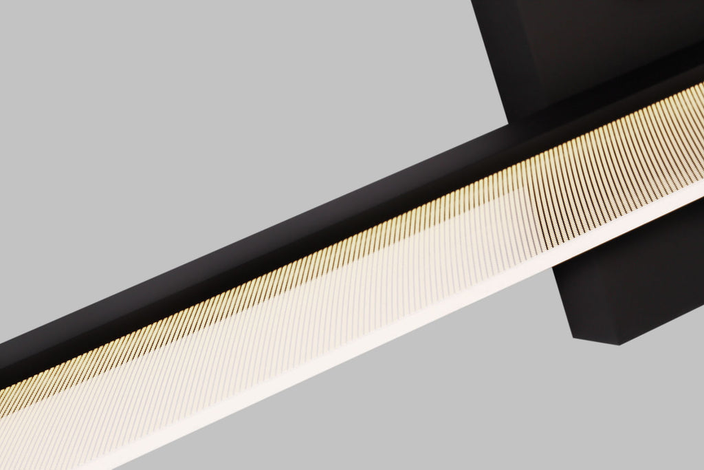Span 48 Bath Direct/Indirect Nightshade Black LED 90 CRI 3000K 120V