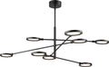 Spectica 8 Chandelier Acrylic Matte Black 3000K 90 CRI LED 3000k 120v
