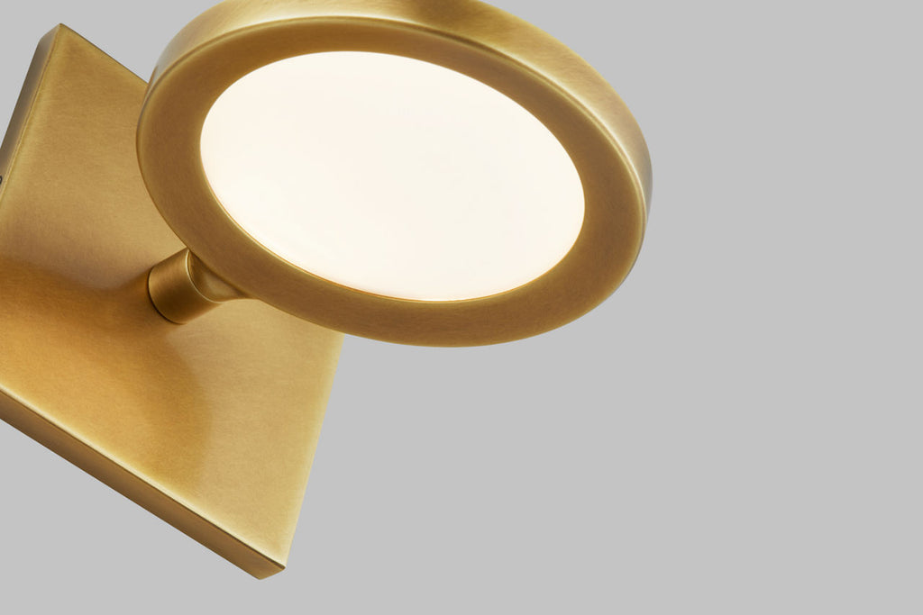 Spectica Wall Acrylic Plated Brass 3000K 90 CRI LED 3000k 277v