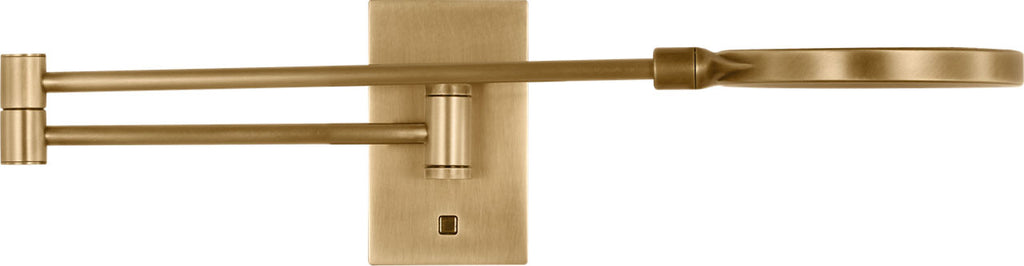 Spectica Small Task Sconce Plated Brass 3000K 90 CRI