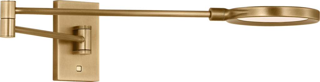 Spectica Small Task Sconce Plated Brass 3000K 90 CRI