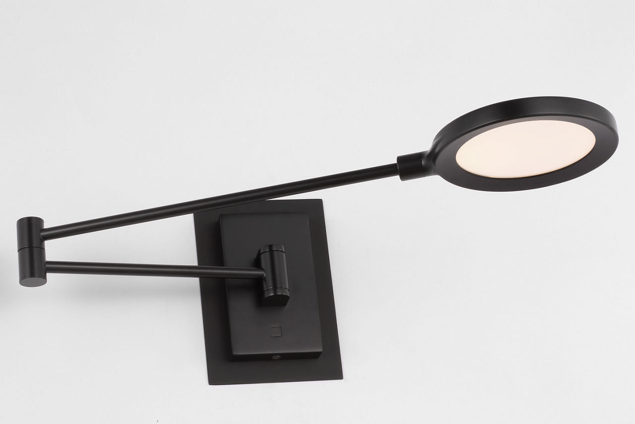 Spectica Small Task Sconce Matte Black 3000K 90 CRI