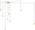 Cupola 1 Light Pendant 1 Light Natural Brass 3000K 90 CRI integrated led 90 cri 3000k 120v-277v unv